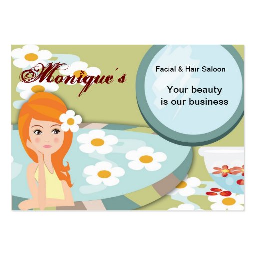Saloon/Spa Business Card - PMP (front side)