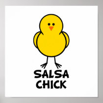 Salsa Chick Posters