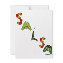 Salsa Chili Peppers invitations by chili_state Salsa Chili Peppers invitations