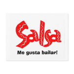 Salsa Dance Logo Products! Postcard