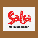 Salsa Dance Logo Products! postcards