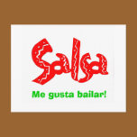 Salsa Dance Logo Products! postcards
