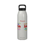 Salsa Dancing Dance Terms Reusable Water Bottle