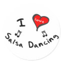 Salsa Dancing Gifts - I Heart Salsa Dancing stickers by iheartstyle Salsa Dancing Gifts - I Heart Salsa Dancing stickers