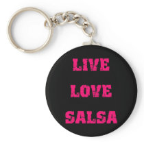 Salsa dancing key chain