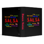 Salsa Dancing Lovers Dance Moves and Terms binders