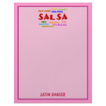 Salsa Dancing Lovers Dance Moves and Terms Personalized Letterhead