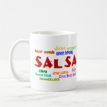 Salsa Dancing Lovers Dance Moves and Terms Coffee Mugs