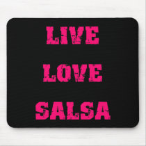 Salsa dancing mouse pad