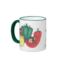 Salsa Fairies mugs by PJ_Masi_Illustration Salsa Fairies mugs