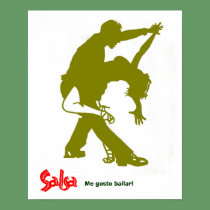 Salsa Gold Print! posters
