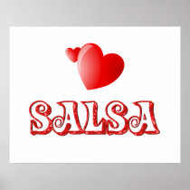 Salsa Hearts Poster