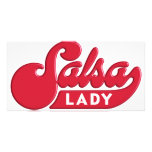 Salsa-Lady Picture Card