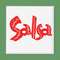 Salsa Logo Magnet magnets