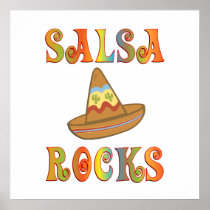 Salsa Rocks Print