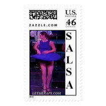 SALSA STAMP, BLUE by liccardoenterprises SALSA STAMP, BLUE