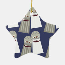 Salt and Pepper Cute Pattern Ornaments