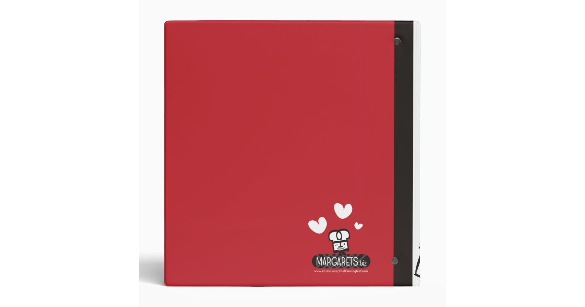 salt and pepper love recipe cookbook binder 3 Zazzle
