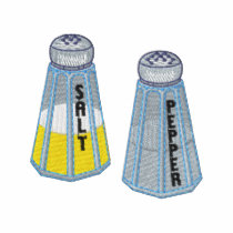 Salt and Pepper Shakers embroidered shirts by ZazzleEmbroidery Salt and Pepper Shakers embroidered shirts
