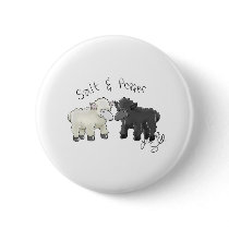 Salt and Pepper Sheep Salt Shakers Pins