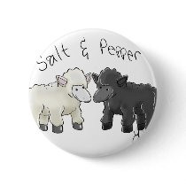 Salt and Pepper Sheep Salt Shakers Buttons