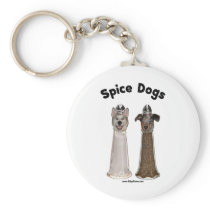 Salt and Pepper Spice Dogs Keychains