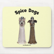Salt and Pepper Spice Dogs Mousepads