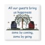 salt box houses, guests bring happiness magnet