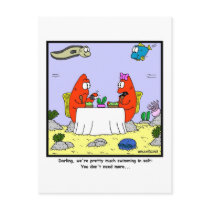 Salt: Fish Cartoon Post Card