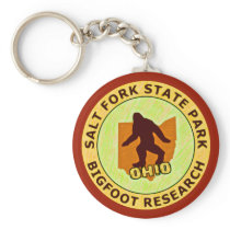 Salt Fork State Park Bigfoot Research Keychain