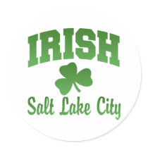 Salt Lake City irischen Sticker