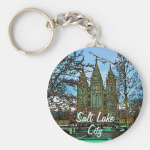 Salt Lake City Keychain