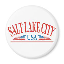 Salt Lake City Refrigerator Magnet