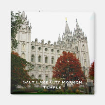 Salt Lake City Mormon Temple Refrigerator Magnet