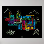 Salt Lake City Neighborhoods: Marmalade Palette posters