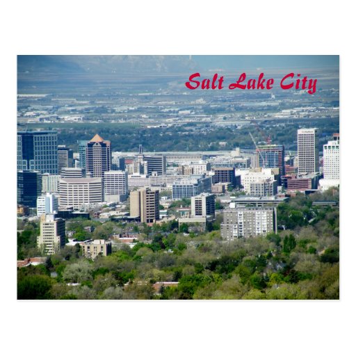 Salt Lake City Postcard Zazzle