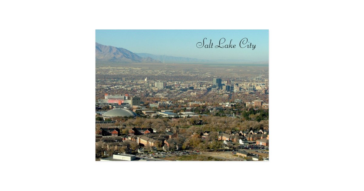 Salt Lake City Postcard Zazzle