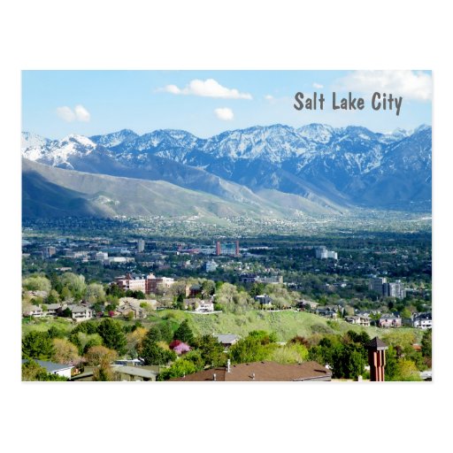 Salt Lake City Postcard Zazzle
