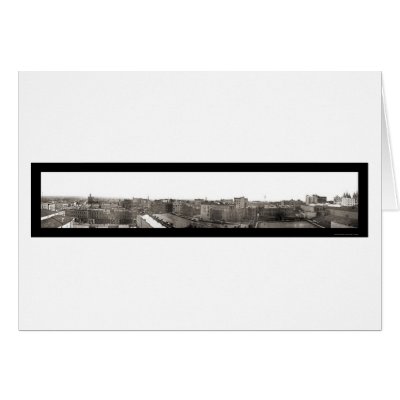 Salt Lake City Skyline Photo 1907 Card by lc_panoramicphotos