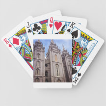 Salt Lake City Temple Bicycle Playing Cards