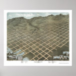 Salt Lake City, UT Panoramic Map - 1870 Posters