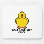Salt Lake City Utah Chick Mouse Pads