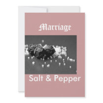 Salt & Pepper invitations by WeddingWorks Salt & Pepper invitations