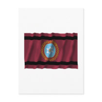 Salta waving flag post card