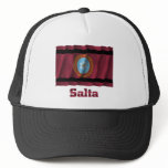 Salta waving flag with name hat