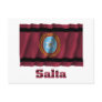Salta waving flag with name post cards