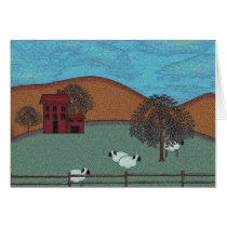 Saltbox House Card