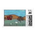 Saltbox House Farm Stamp
