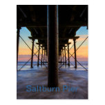 Saltburn Pier England  Postcard