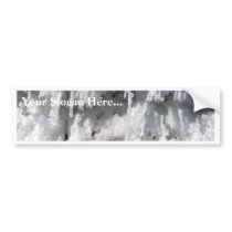 Saltflats Crystals bumper stickers